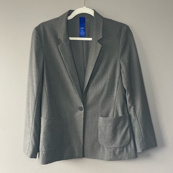 [2] Kit & Ace Women’s Grey Wool Blazer / Spring Sport Coat Business Causal - Picture 2 of 12